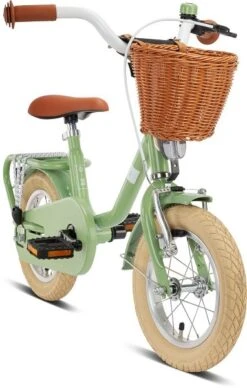 Puky Kinderfahrrad Mit Lenkerkorb Steel Classic 12 Retro Green -Säuglingspflege 00004114 additionalimage 1