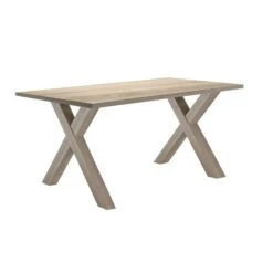 Mäusbacher Mister Office Schreibtisch X 160 Gestell Eiche Sägerau | Zum Toppreis