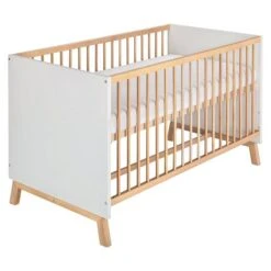 Schardt Venice Grey Kinderbett 70x140 Cm Dekor Seidengrau / Massivholz Buche Geölt