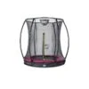 EXIT TOYS EXIT Silhouette Bodentrampolin Ø 183 Cm, Rosa Inkl. Sicherheitsnetz