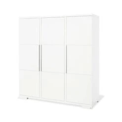 Pinolino Polar Kleiderschrank Groß 3 Türen MDF Weiß Edelmatt | Aktionspreis