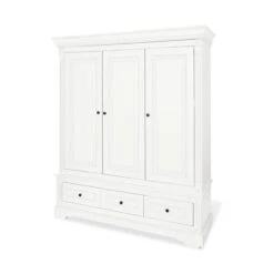 Pinolino Emilia Kleiderschrank Groß 3T, 2S MDF Weiß