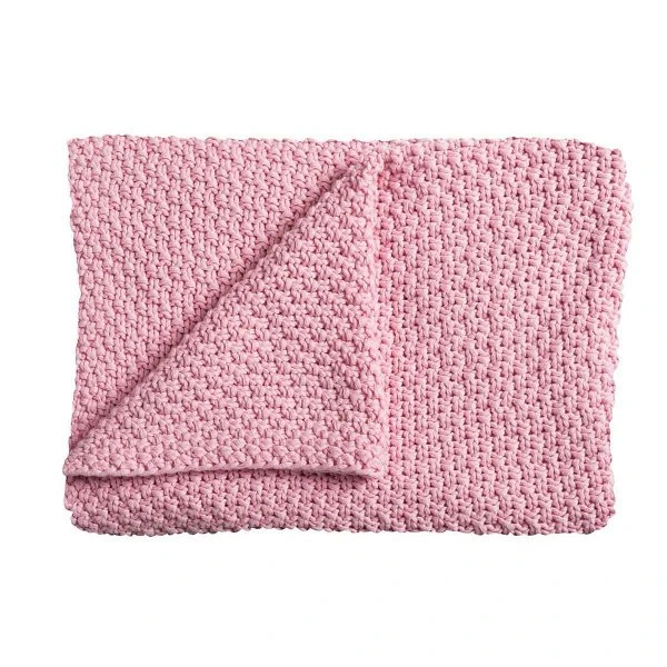 Schardt Strickdecke Altrosa 75x100 Cm Tagesdecke - 100% Baumwolle 1 Schardt Strickdecke Altrosa 75x100 Cm Tagesdecke - 100% Baumwolle
