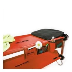 Kid-O-Bunk Campingbett Rot Mit Seitentaschen Etagenbett Von Disc-O-Bed -Säuglingspflege 19808krd organizerkob red 02