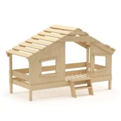 Artkid Cosmo Hausbett Aus Kiefer Natur Liegefläche 90 X 200 Cm -Säuglingspflege 30092450093 hausbett cosmo whiteroom 1 1 1 2k