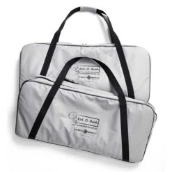 Kid-O-Bunk Campingbett Blau Mit Seitentaschen Etagenbett Von Disc-O-Bed -Säuglingspflege 30105bo kid o bunk blau bags