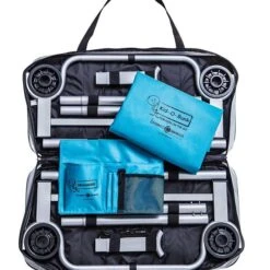 Kid-O-Bed Einzelbett Blau Mit Geradem Rahmen Das Campingbett Von Disc-O-Bed -Säuglingspflege 30105sn blau