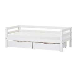 Hoppekids Juniorbett ECO Dream 70x160 Cm Weiß - Viel Zubehör Wählbar -Säuglingspflege 36 1002 32 07m w drawers 1