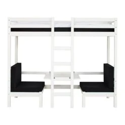 Hoppekids JUMBO Etagenbett ECO Dream 90x200 Cm Nicht Teilbar | Mit Sitzbank & Tisch -Säuglingspflege 36 1040 82 09a 4 1