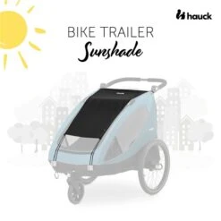 Hauck Bike Trailer Sunshade Sonnenschutz -Säuglingspflege 4007923550366.pt01.bike trailer sunshade black