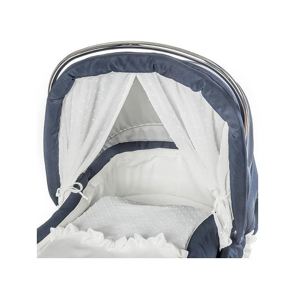 HESBA Condor Coupe Kinderwagen Außen 517 Innen 109 Räder Weiß 30 Cm, Ledergriff Weiß 9 HESBA Condor Coupe Kinderwagen Außen 517 Innen 109 Räder Weiß 30 Cm, Ledergriff Weiß – Bild 9