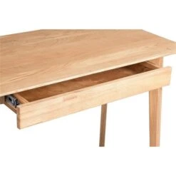 HomeTrends4You Schreibtisch Kevin Wildeiche Massiv Mit Schubladen -Säuglingspflege 608022e gr 1