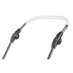 HESBA Condor Coupe Kinderwagen Außen 283 Innen 185 Teilleder Räder Weiß 30 Cm, Ledergriff Weiß -Säuglingspflege 9509 leather push handle new 2018 white