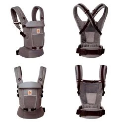Ergobaby Adapt SoftFlex Mesh Graphite Grey Babytrage 5 Ergobaby Adapt SoftFlex Mesh Graphite Grey Babytrage -Säuglingspflege adapt softflex baby carrier graphite grey all sites 2
