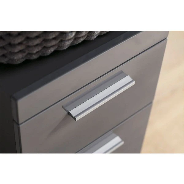 Trendteam Amanda Hochschrank 37x190x31 Cm Agave Grau 3 Trendteam Amanda Hochschrank 37x190x31 Cm Agave Grau – Bild 3