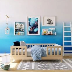 Nature Kid Elias Kinderbett Weiß/natur 90 X 160 Cm