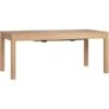 VOX Simple Ausziehtisch Rechteckig Eiche 90-190x90 Cm