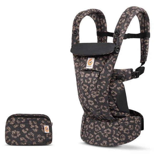 Ergobaby Omni Dream Black Leopard Babytrage 1 Ergobaby Omni Dream Black Leopard Babytrage