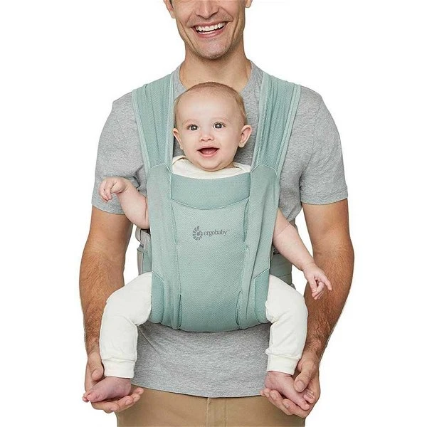 Ergobaby Embrace Soft Air Mesh Sage Babytrage Für Neugeborene 3 Ergobaby Embrace Soft Air Mesh Sage Babytrage Für Neugeborene – Bild 3