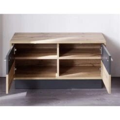 Trendteam Coast Garderoben-Set 4-teilig Wotan Eiche / Grau Melamin 9 Trendteam Coast Garderoben-Set 4-teilig Wotan Eiche / Grau Melamin -Säuglingspflege coast gd 1747 310 83 frontal geoeffnet 2