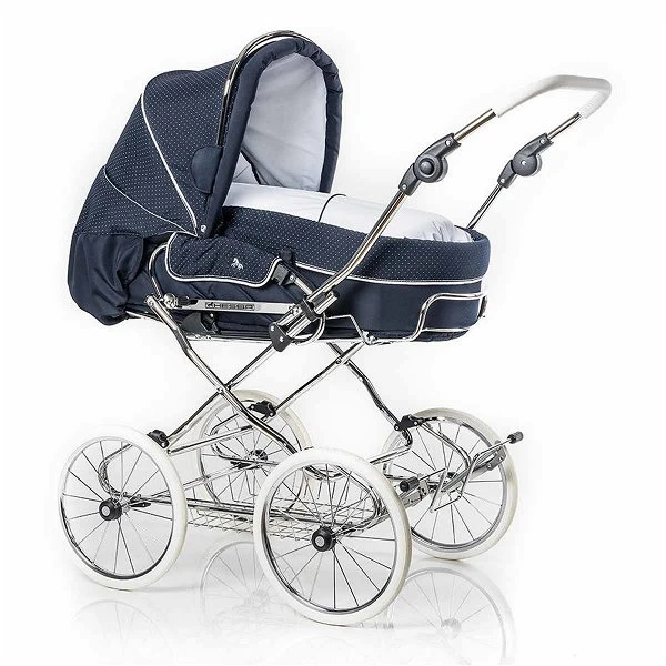 HESBA Condor Coupe Kinderwagen Außen 517 Innen 109 Räder Weiß 30 Cm, Ledergriff Weiß 1 HESBA Condor Coupe Kinderwagen Außen 517 Innen 109 Räder Weiß 30 Cm, Ledergriff Weiß
