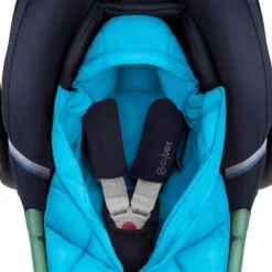 Cybex Snogga Mini 2 Beach Blue Fußsack -Säuglingspflege cyb 22 eu x000 atons2 snoggamini2 ocbl bebl print medium