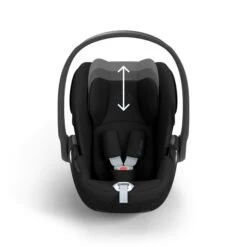 CYBEX Cloud T I-Size Sepia Black Babyschale -Säuglingspflege cyb 23 eu y000 cloudt sebl headrest print medium