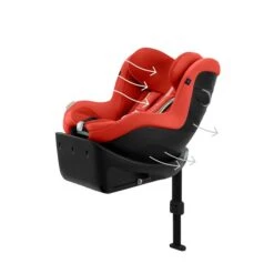 CYBEX Sirona Gi I-Size Plus Hibiscus Red Ab Geburt Bis 105 Cm (ca. 4 Jahre) -Säuglingspflege cyb 23 eu y045 sironagi plus hibr airventilation print medium