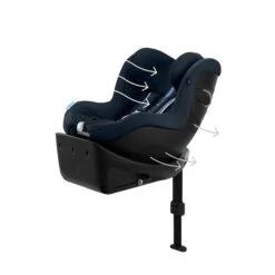 CYBEX Sirona Gi I-Size Plus Ocean Blue Ab Geburt Bis 105 Cm (ca. 4 Jahre) -Säuglingspflege cyb 23 eu y045 sironagi plus ocbl airventilation print medium