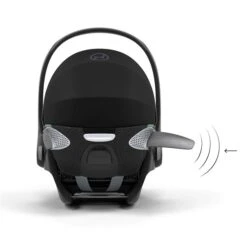 CYBEX Cloud T I-Size Sepia Black Babyschale -Säuglingspflege cyb 23 eu y180 cloudt sebl lsp impact print medium