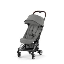 CYBEX Coya Chrome Dark Brown Mirage Grey -Säuglingspflege cyb 23 int y045 coya migr chbr sunvisor