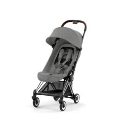 CYBEX Coya Chrome Dark Brown Mirage Grey -Säuglingspflege cyb 23 int y045 coya migr chbr withoutinlay