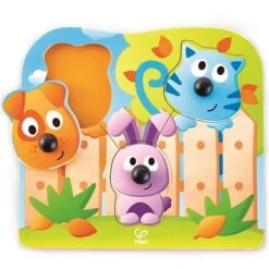 Hape Knopfpuzzle Haustiere E1309