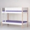 Manis-h Etagenbett FRIGG 90x200 Cm Pfosten Buche Höhe 159 Cm - 20 Farben Wählbar