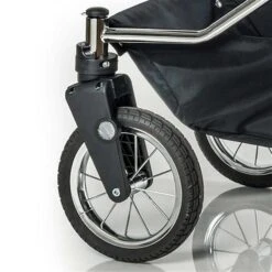 HESBA ClassicKorb Kinderwagen Außen 685 Innen 180 Schwenkbare Vorderräder Schwarz -Säuglingspflege gestelltyp sw sl 2 25 schwenkbaren vorderraeder 8