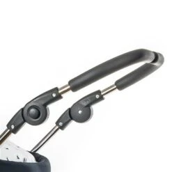 HESBA Condor Light Kinderwagen Außen 798 Innen 227 Black Edition, Teilleder - Räder Schwarz 30 Cm -Säuglingspflege griff schwarz 11