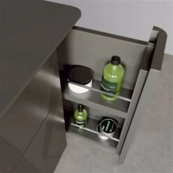 Hülsta Gentis Wohn-Kombi 7 - Akzent Naturstamm Inkl. LED-Beleuchtung Vitrine -Säuglingspflege huelsta gentis auszug 11