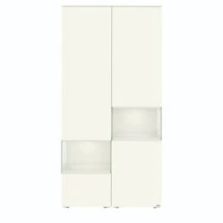 Hülsta Neo Wohnwand Vitrine 1 Schubkasten Und 3 Türen Lack Weiß -Säuglingspflege huelsta neo 134432f4