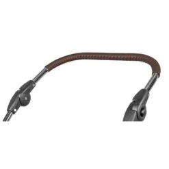 HESBA Corrado Kinderwagen 796/227 Teilleder Mit Schwenkbaren Vorderrädern Schwarz SW-SL 2/25 -Säuglingspflege ledergriff braun 9508 2