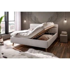 Meise Möbel Lotte Bett Hellgrau Mit Bettkasten Und Federholzrahmen 180 X 200 Cm -Säuglingspflege lotte hellgrau 83 bk detail 8306 18 grob 2