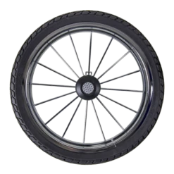 HESBA Condor Coupe Kinderwagen Außen 796 Innen 718 Teilleder Räder Schwarz 30 Cm, Ledergriff Braun -Säuglingspflege metall luftkammerrad sl schlauchlos 12 5 1