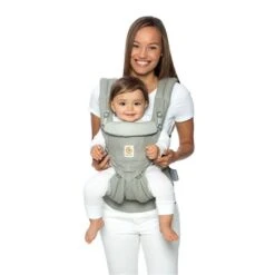Ergobaby Omni 360 Cool Air Mesh Natural Weave Babytrage -Säuglingspflege omni 2 18