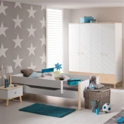 Paidi Ylvie Liege Hohes Fußteil Bettpfosten Birke 140x200 Cm