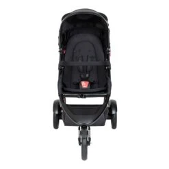 Phil&teds Dot Buggy Inklusive Sitzauflage Black -Säuglingspflege phil teds dot buggy in black colour front view 1