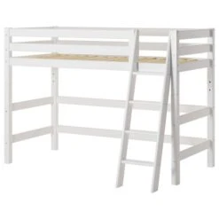 Hoppekids Mittelhohes Bett ECO Luxury 90x200 Cm Mit Schräger Leiter & Absturzsicherung -Säuglingspflege pre a7 1 3