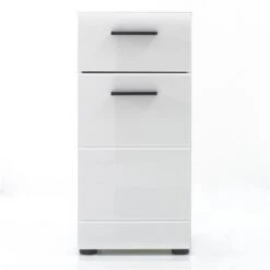 Trendteam Skin Kommode Weiß Hochglanz