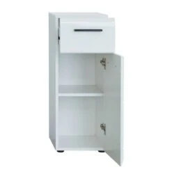 Trendteam Skin Kommode Weiß Hochglanz -Säuglingspflege skin bd 1116 802 01 freisteller offen