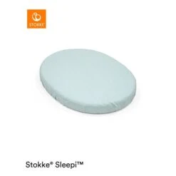 Stokke® Sleepi™ Mini Spannbettlaken V3 Dots Sage