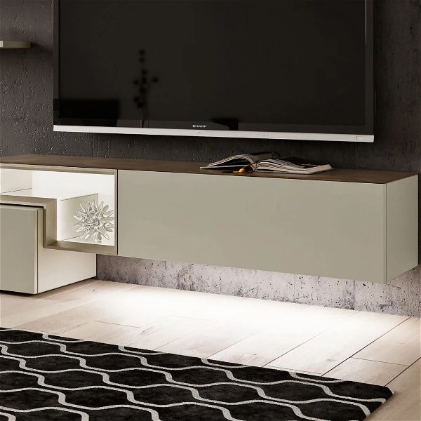 Hülsta Tetrim Wohnwand 5 - Lack-Ausführung Lowboards & Hängeelement 1 Hülsta Tetrim Wohnwand 5 - Lack-Ausführung Lowboards & Hängeelement