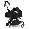 BABYZEN™ YOYO² Kinderwagen 0+ Neugeborenen Set Black Gestell White